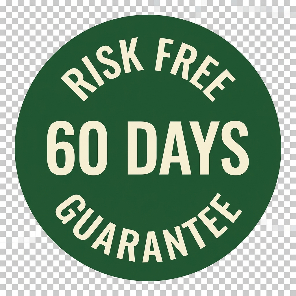 60-day money-back guarantee