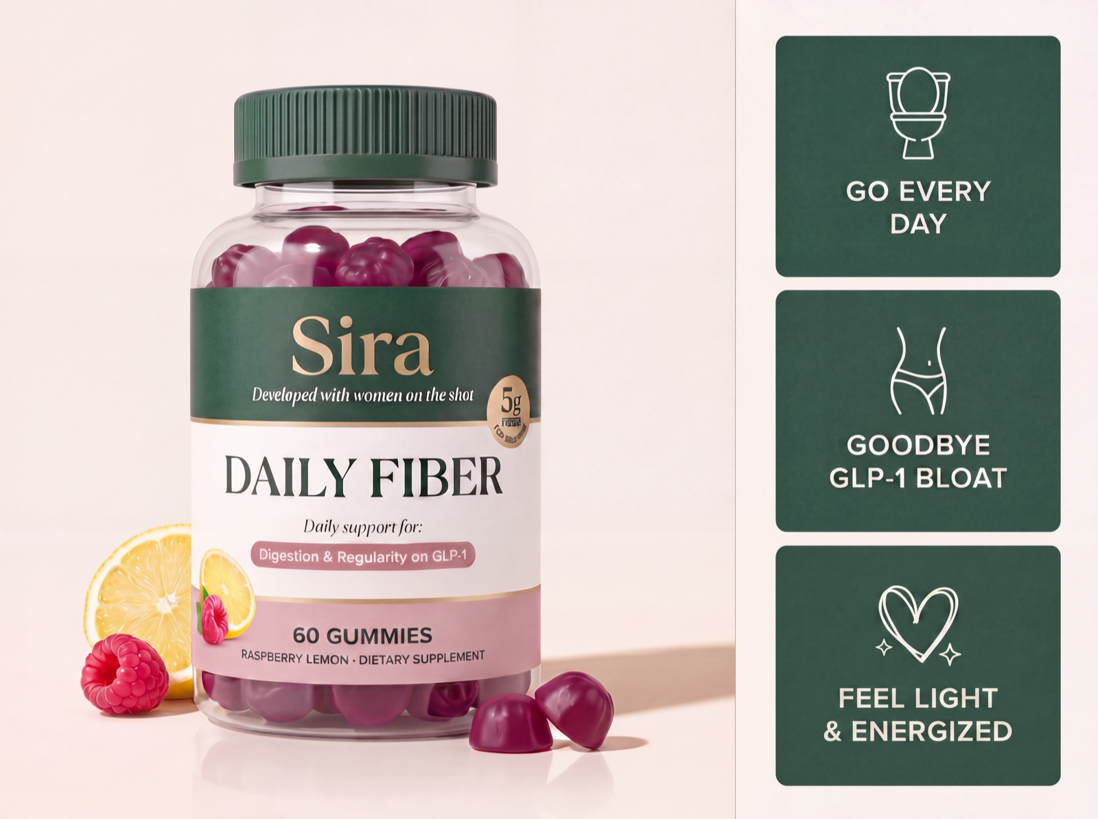 Sira Daily Fiber bottle