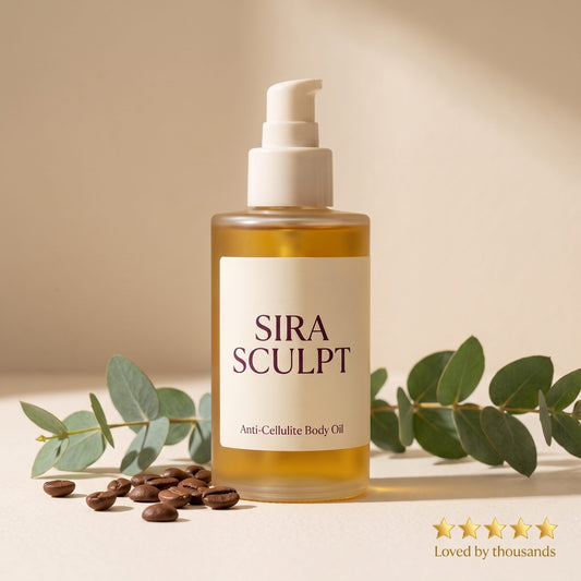 Sira Sculpt Anti-Cellulite Body Oil bottle
