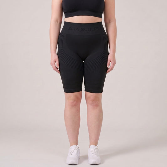 Sira Sculpt Anti-Chafing 3D Shorts on-body