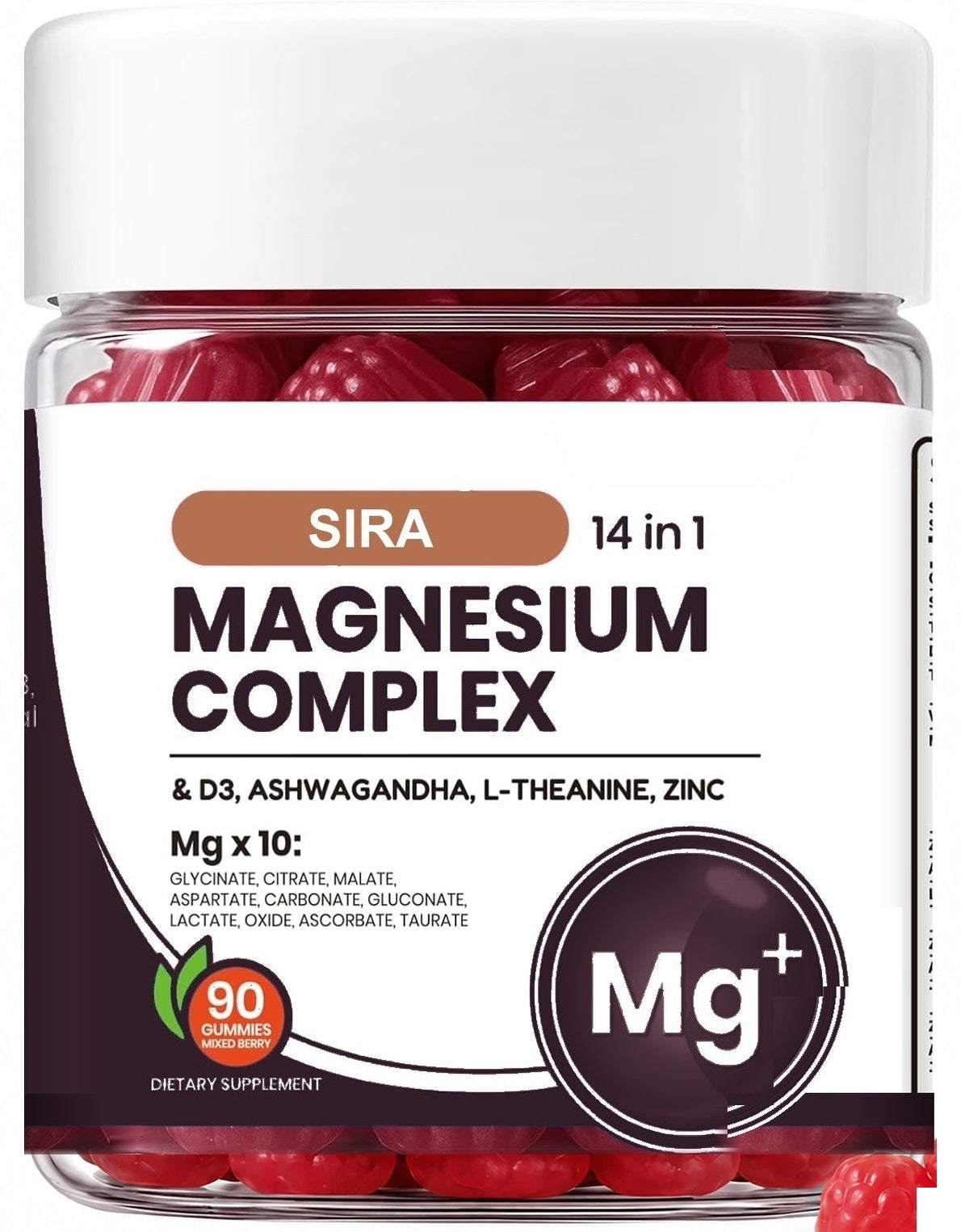 Sira Magnesium Complex gummies, 90 count